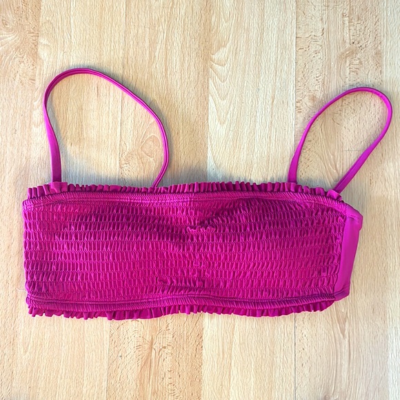 Fuchsia ruffle Time & Tru bikini size medium - Picture 2 of 9